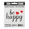 Sunburst Systems Decal Zen Zone Be Happy 4 in x 5 in 6040 - alternate 1